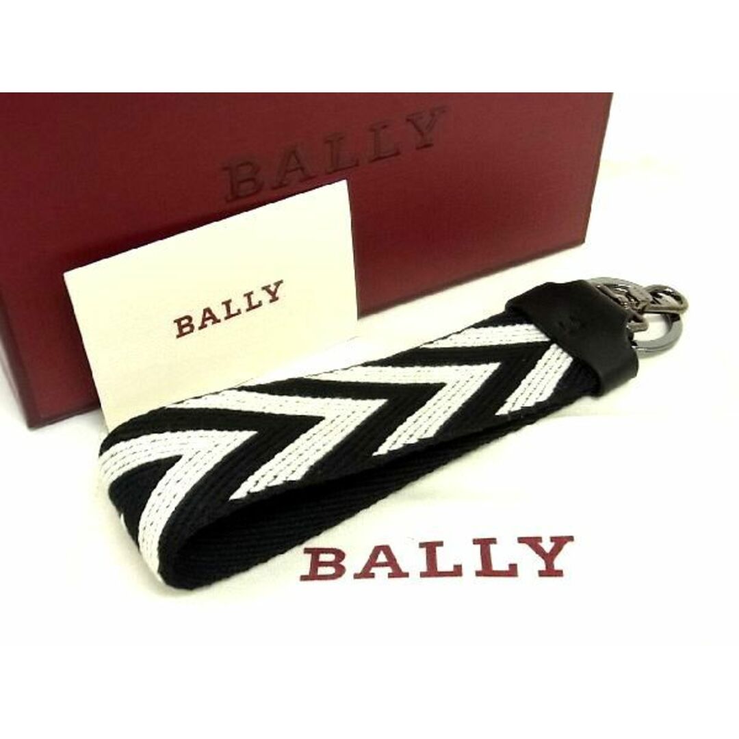 □新品□未使用□ BALLY バリー キャンバス キーホルダー キーリング