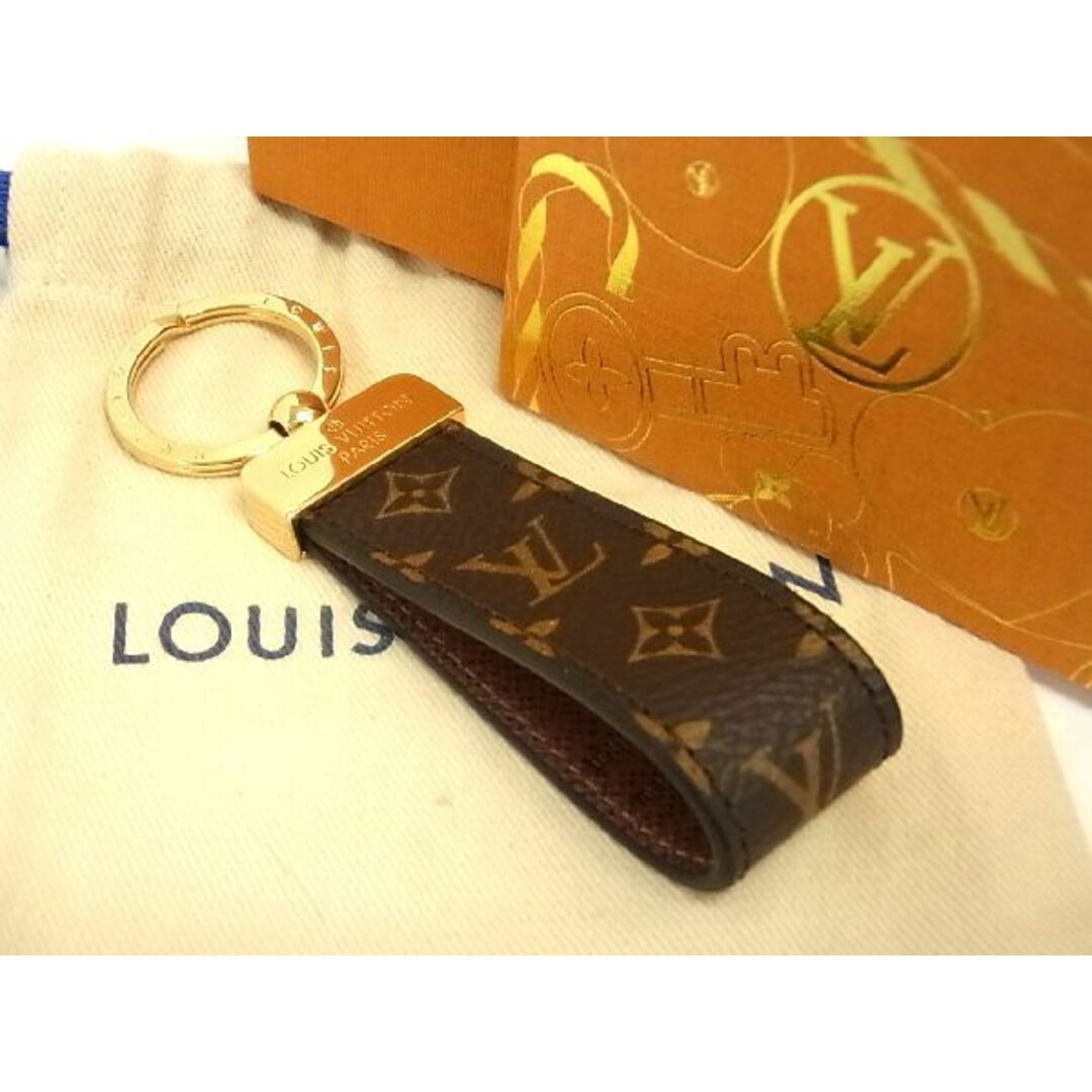 ■新品■未使用■ LOUIS VUITTON ルイヴィトン M65221 ポルト クレ ドラゴンヌ キーリング キーホルダー ブラウン系 AD3054ｱZ