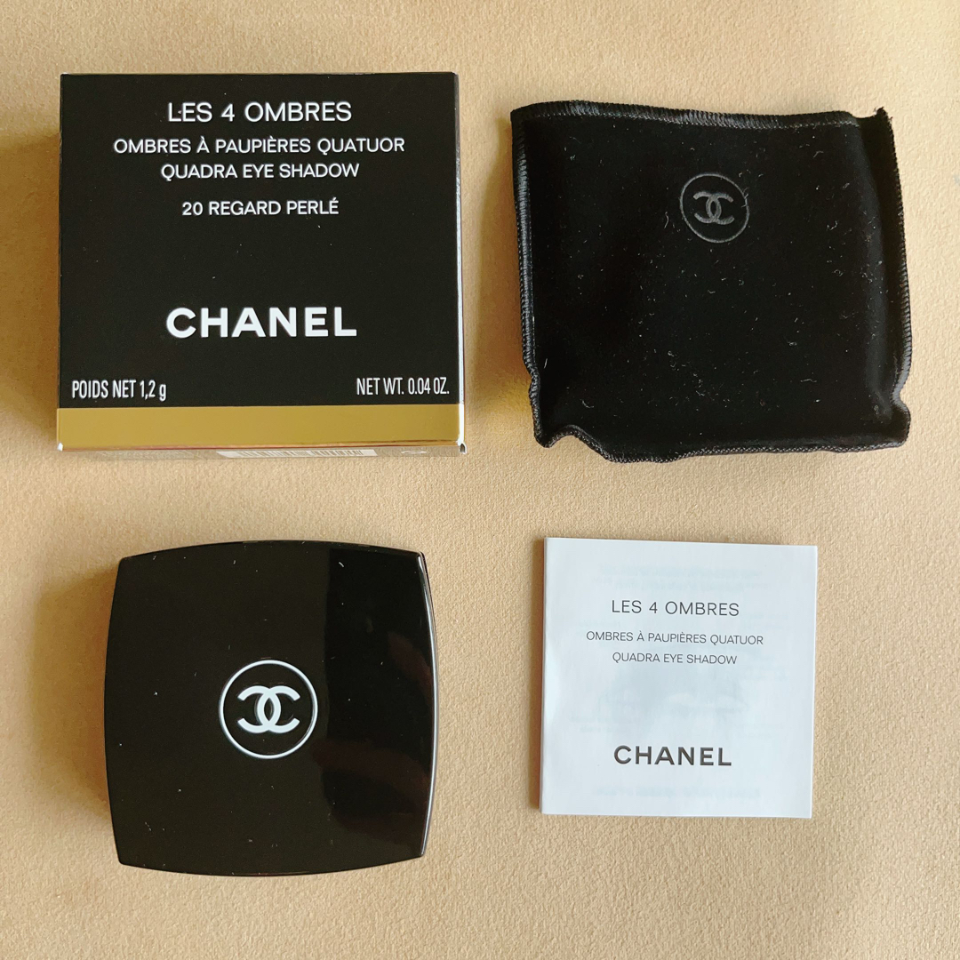 美品◎CHANEL レ キャトル オンブル 20 ルガール ペルレ アイシャドウ