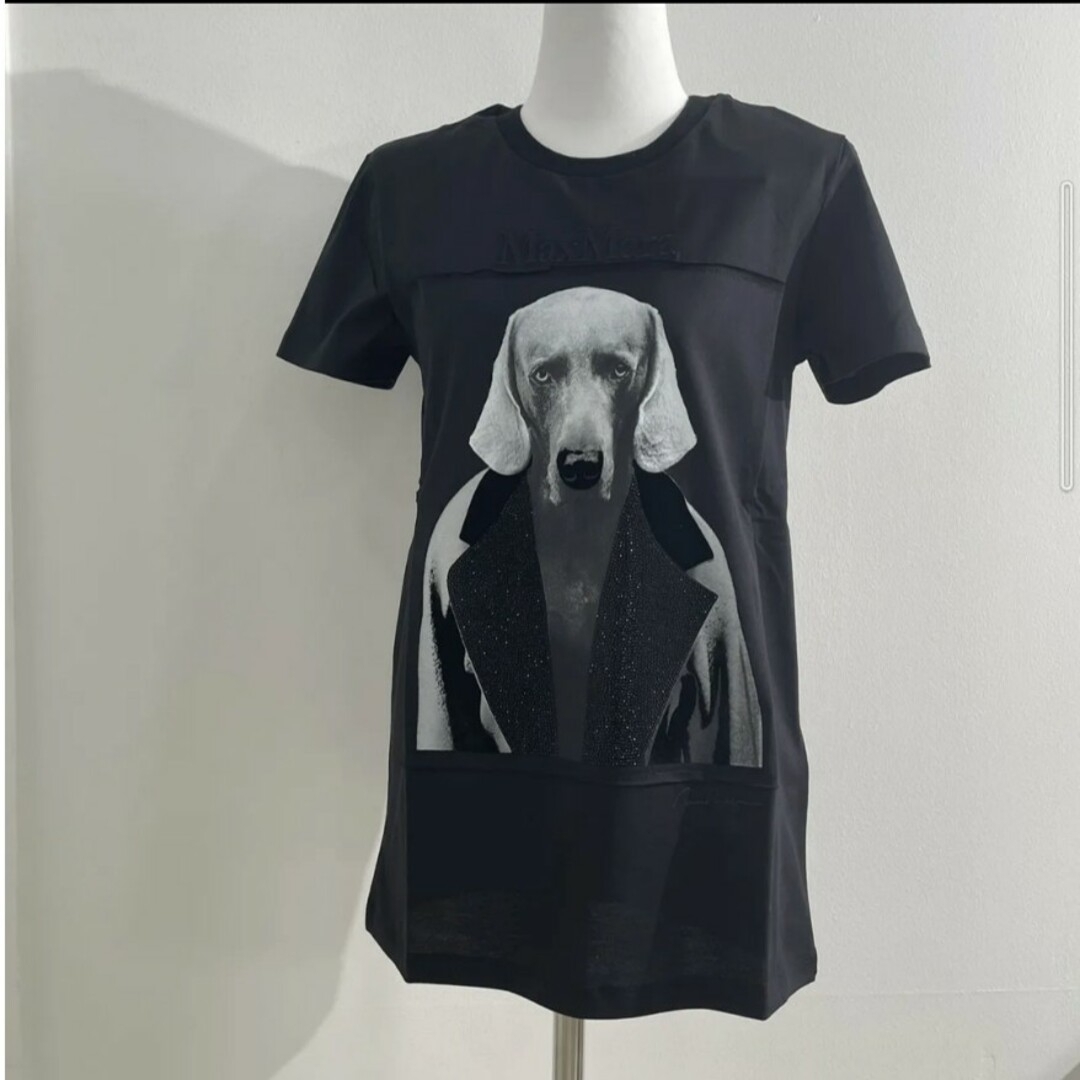 新品タグ付き♡【Max Mara】 DOG プリントTシャツ マックスマーラ