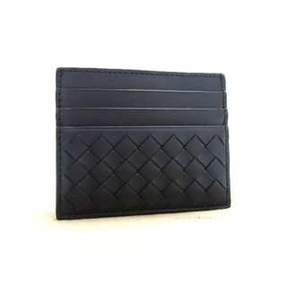 ■新品■未使用■ BOTTEGA VENETA ボッテガヴェネタ イントレチャート レザー カードケース カード入れ メンズ ブラック系AJ4974ｍz