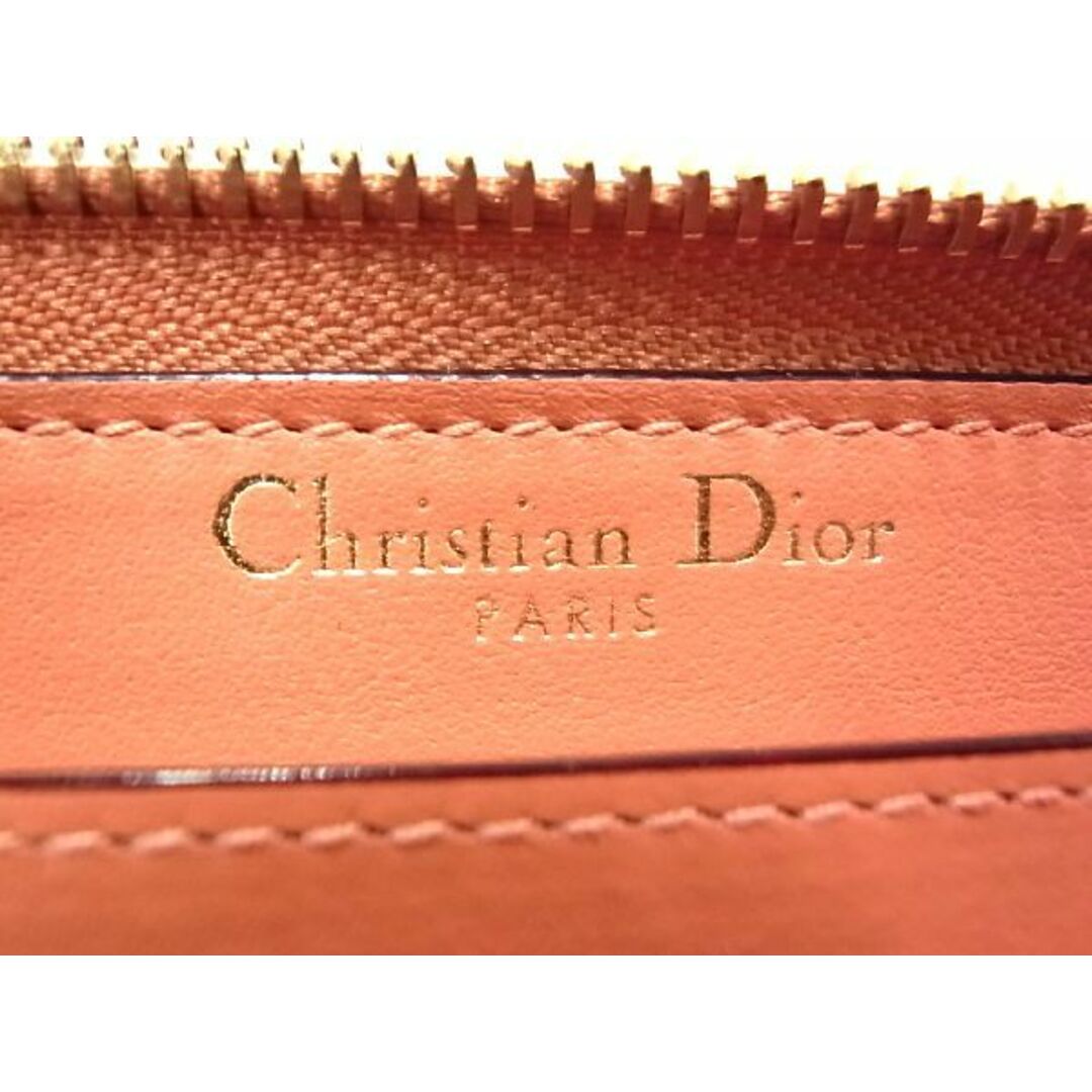 ■新品■未使用■ Christian Dior ディオール レザー ラウンドファスナー 長財布 ウォレット 小銭入れ レディース ブルー系 AJ4425ｍz