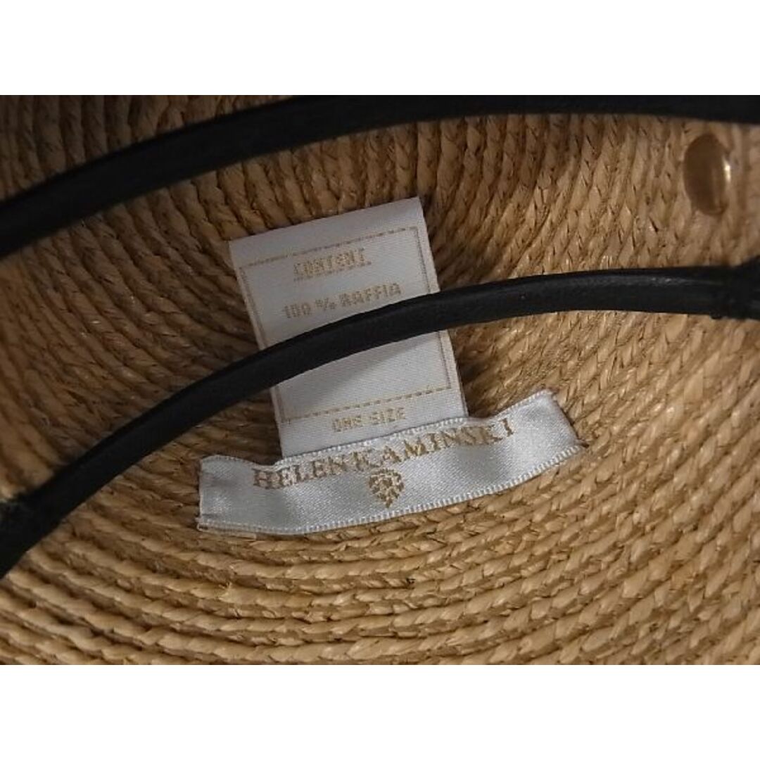 □極美品□ HELEN KAMINSKI ヘレンカミンスキー ラフィア100% 帽子
