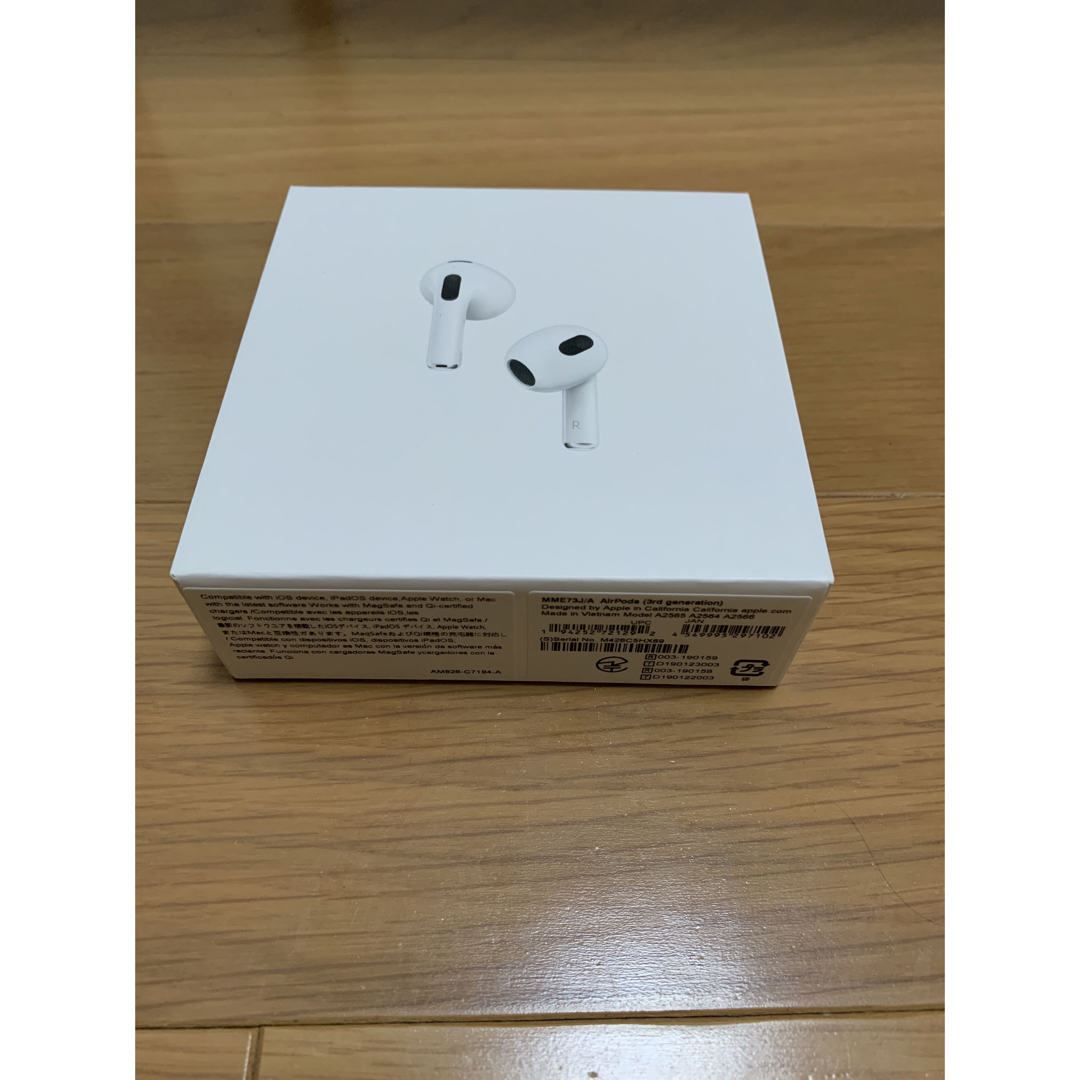 AirPods【新品】AirPods(第3世代)ワイヤレスイヤホン本体 エアポッズ Apple