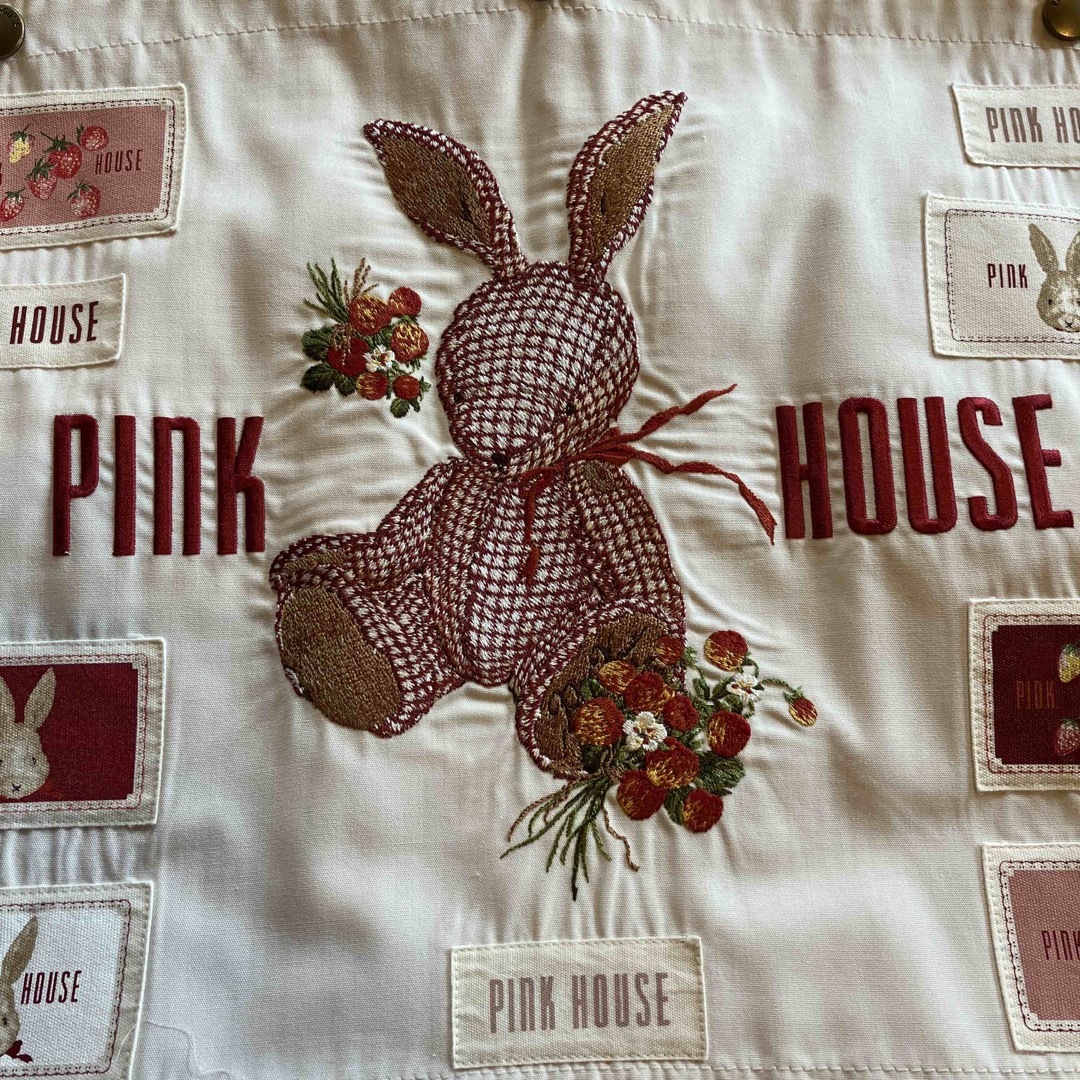 PINK HOUSE(ピンクハウス)のピンクハウス🌸ギンガムラビット🐰Gジャン レディースのジャケット/アウター(Gジャン/デニムジャケット)の商品写真