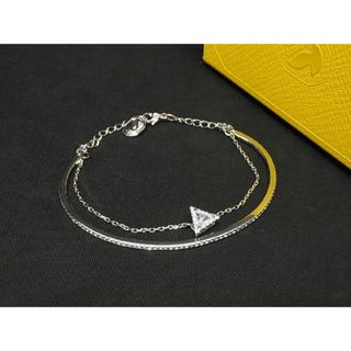 スワロフスキー(SWAROVSKI)の■新品■未使用■ SWAROVSKI スワロフスキー クリスタル ラインストーン ブレスレット バングル アクセサリー シルバー系 AH3101UZ(その他)