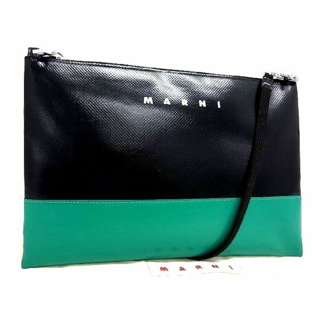 MARNI マルニ バイカラークラッチバッグ - クラッチバッグ