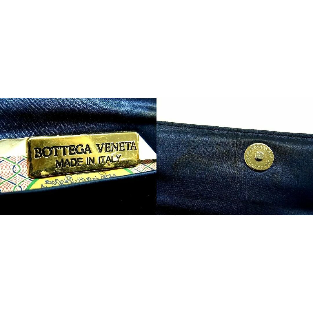 Bottega Veneta(ボッテガヴェネタ)の■希少■美品■ BOTTEGA VENETA ボッテガヴェネタ ヴィンテージ イントレチャート サテン パーティーバッグ マルチカラー AI6116ｱZ レディースのバッグ(ショルダーバッグ)の商品写真