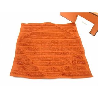 エルメス(Hermes)の■新品■未使用■ HERMES エルメス ステアーズ コットン100％ ハンドタオル ハンカチーフ レディース メンズ オレンジ系 AF0399CZ(バンダナ/スカーフ)