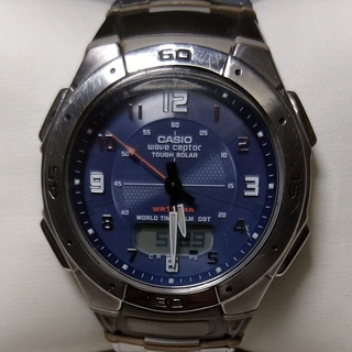 カシオ(CASIO)のカシオ ウェーブセプター タフソーラー 電波腕時計 WVA-470DJ-2AJF(腕時計(アナログ))