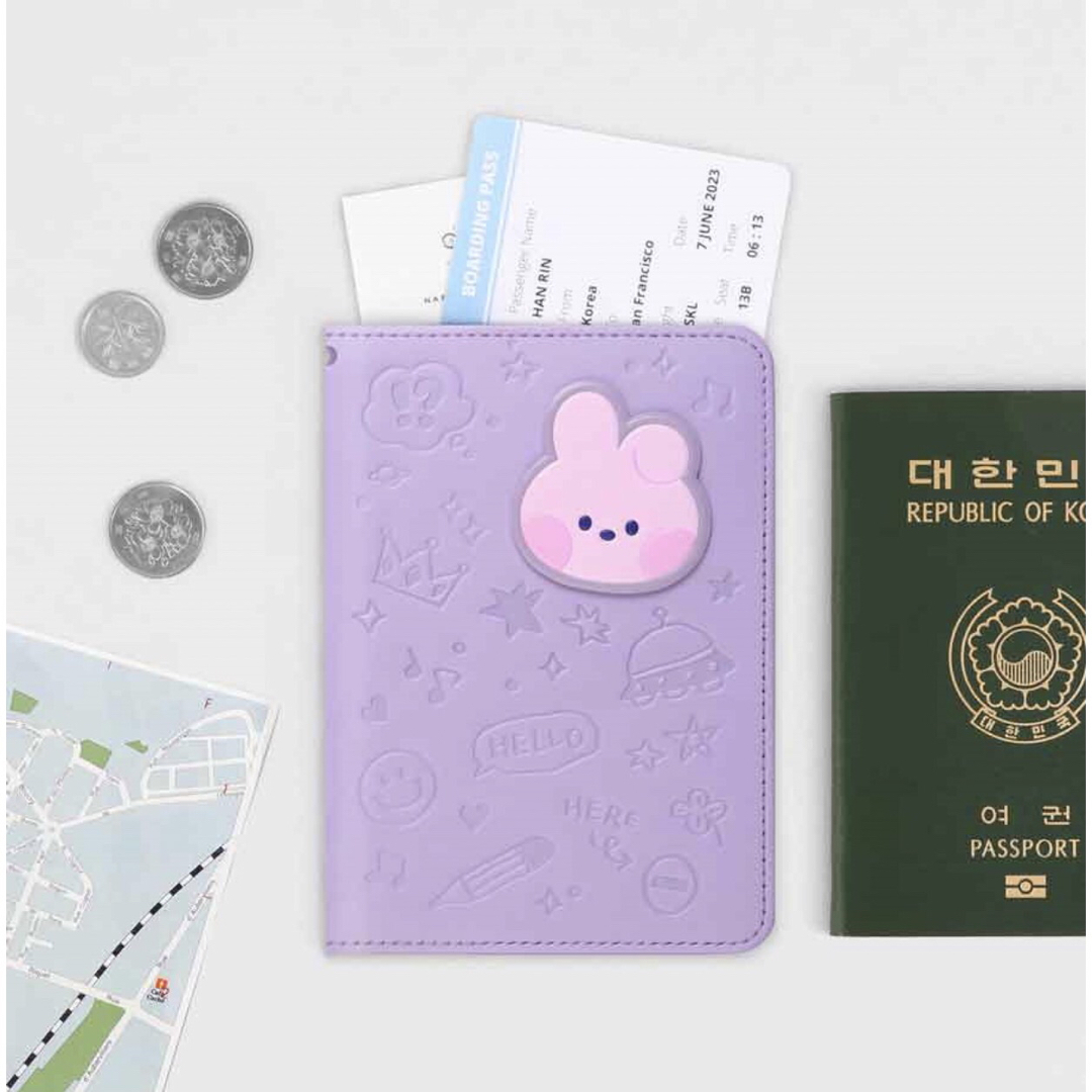 再入荷bt21 パスポートケース&キーリングセット　COOKY ❣️Ｃ