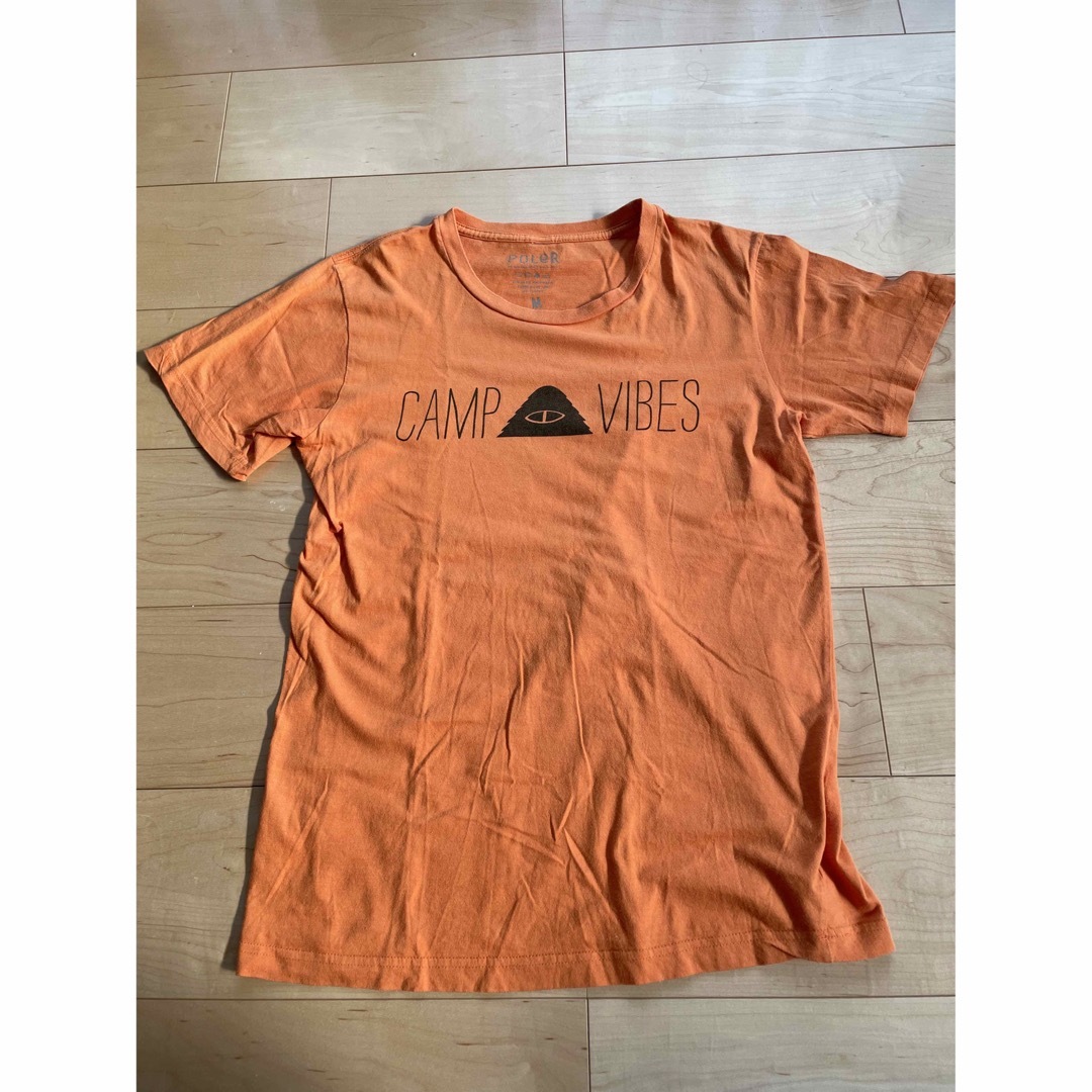 POLeR - POLER ポーラー Tシャツ サイズM オレンジ CAMPVIBESの通販 by