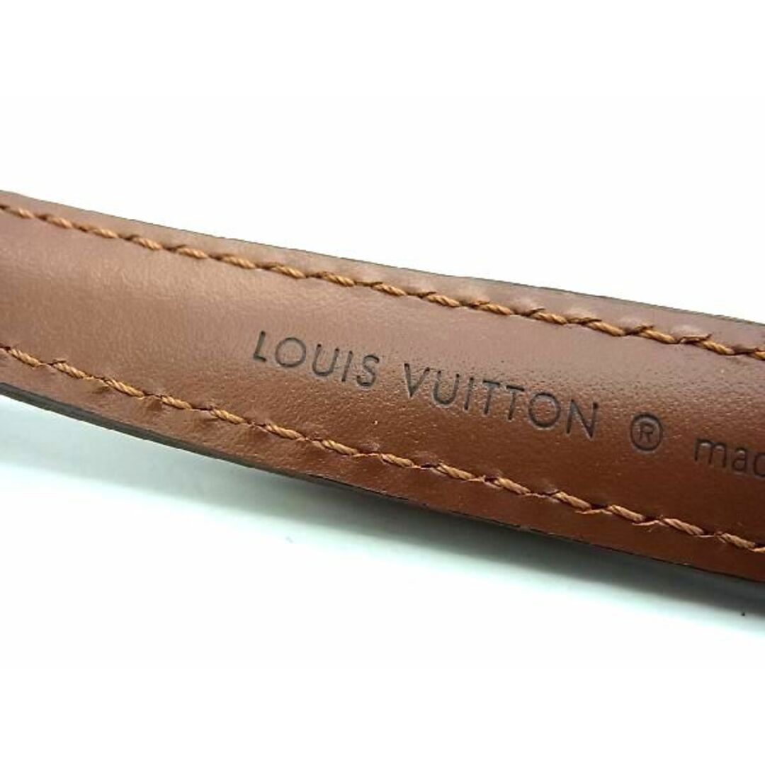 LOUIS VUITTON(ルイヴィトン)の■美品■ LOUIS VUITTON ルイヴィトン レザー ゴールド金具 バッグ用 ショルダーストラップ 肩掛け 斜め掛け ブラウン系 AE5788ｷZ メンズのファッション小物(その他)の商品写真