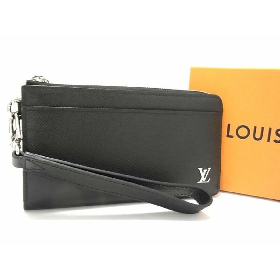 ■極美品■ LOUIS VUITTON ルイヴィトン M69409 タイガ ジッピードラゴンヌ 長財布 ウォレット メンズ ブラック系 AI4483ｱZ