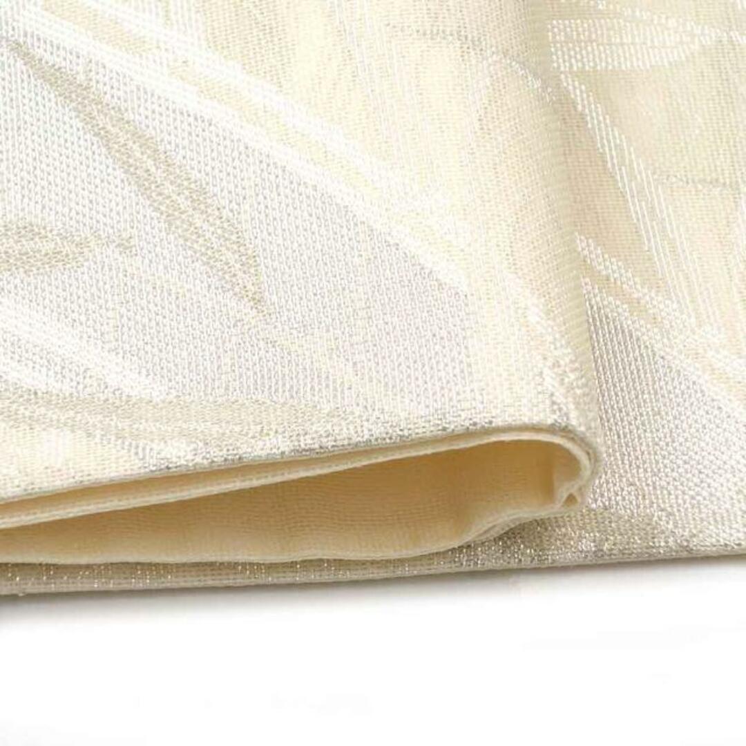 水着/浴衣袋帯 幅31cm 長さ430cm 正絹（シルク） レディース 夏用 白地 フリーサイズ リサイクル リユース