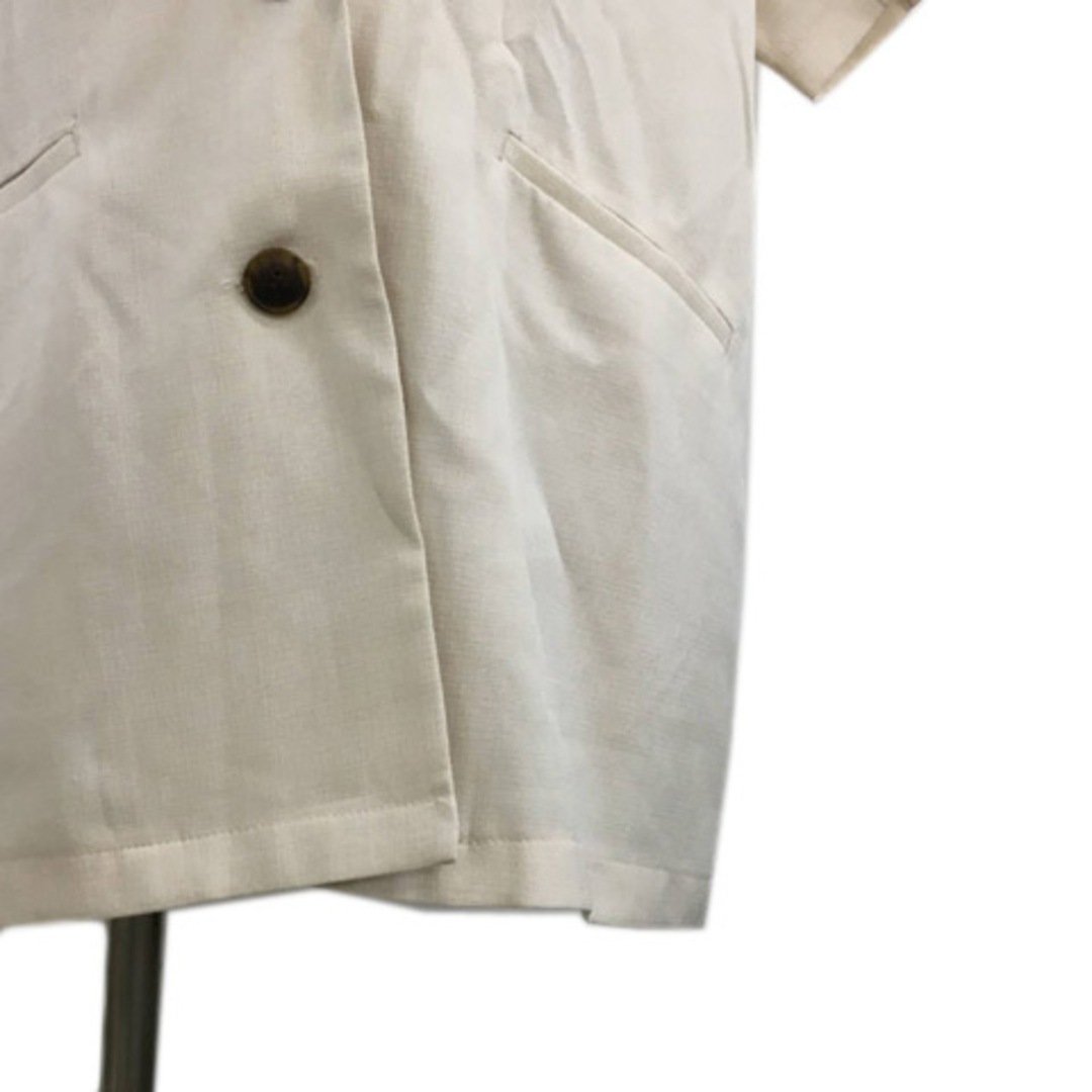 heather(ヘザー)のヘザー ジャケット テーラード シングル 無地 五分袖 F ピンク ベージュ レディースのジャケット/アウター(その他)の商品写真