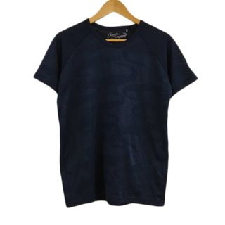 クロコダイル(Crocodile)のクロコダイル Tシャツ カットソー プルオーバー クルーネック 半袖 LL 紺(Tシャツ/カットソー(半袖/袖なし))