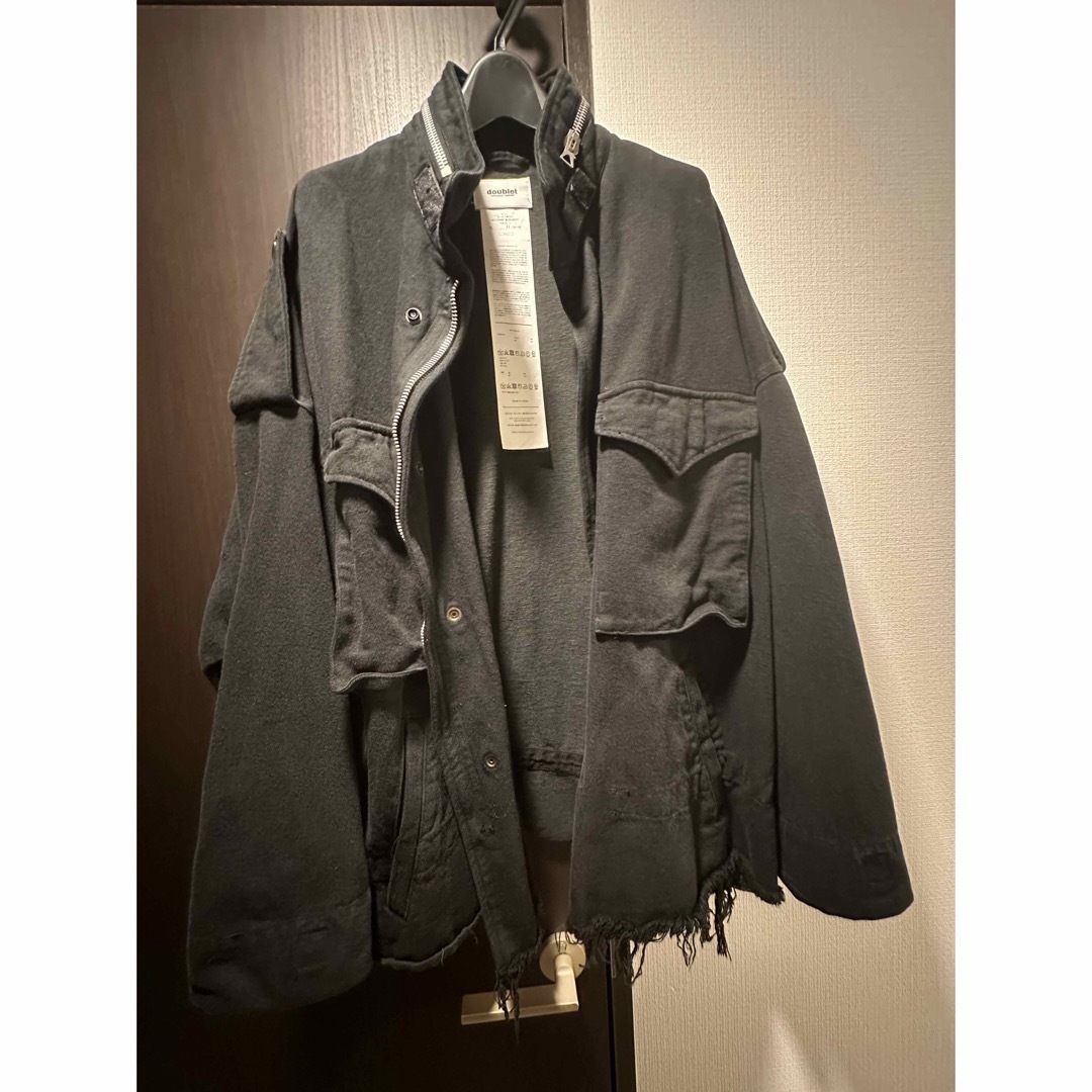doublet 22ss SILK TWILL MILITARY BLOUSON