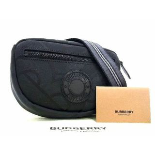 バーバリー(BURBERRY)の■新品■未使用■ BURBERRY バーバリー ロンドン イングランド コットン×ポリエステル ウエストバッグ ポーチ ブラック系 CA5887ｹO(ショルダーバッグ)