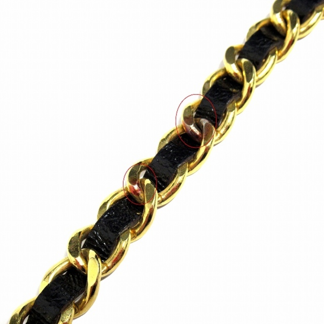 CHANEL - 良品 シャネル ライオン モチーフ レザー チェーン ベルト