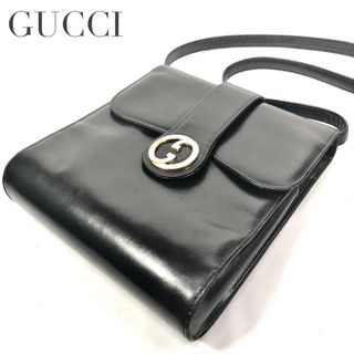 グッチ(Gucci)のグッチ　GUCCI クラッチバッグ　セカンドバッグ　黒　ブラック　G柄　レザー(クラッチバッグ)