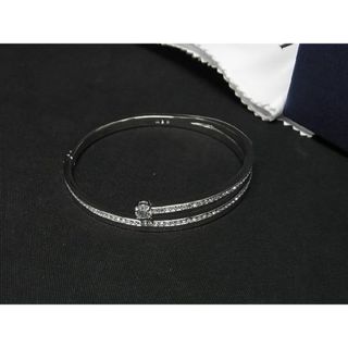 スワロフスキー(SWAROVSKI)の■新品■未使用■ SWAROVSKI スワロフスキー ラインストーン バングル ブレスレット アクセサリー レディース シルバー系 AH4995ｵZ(その他)