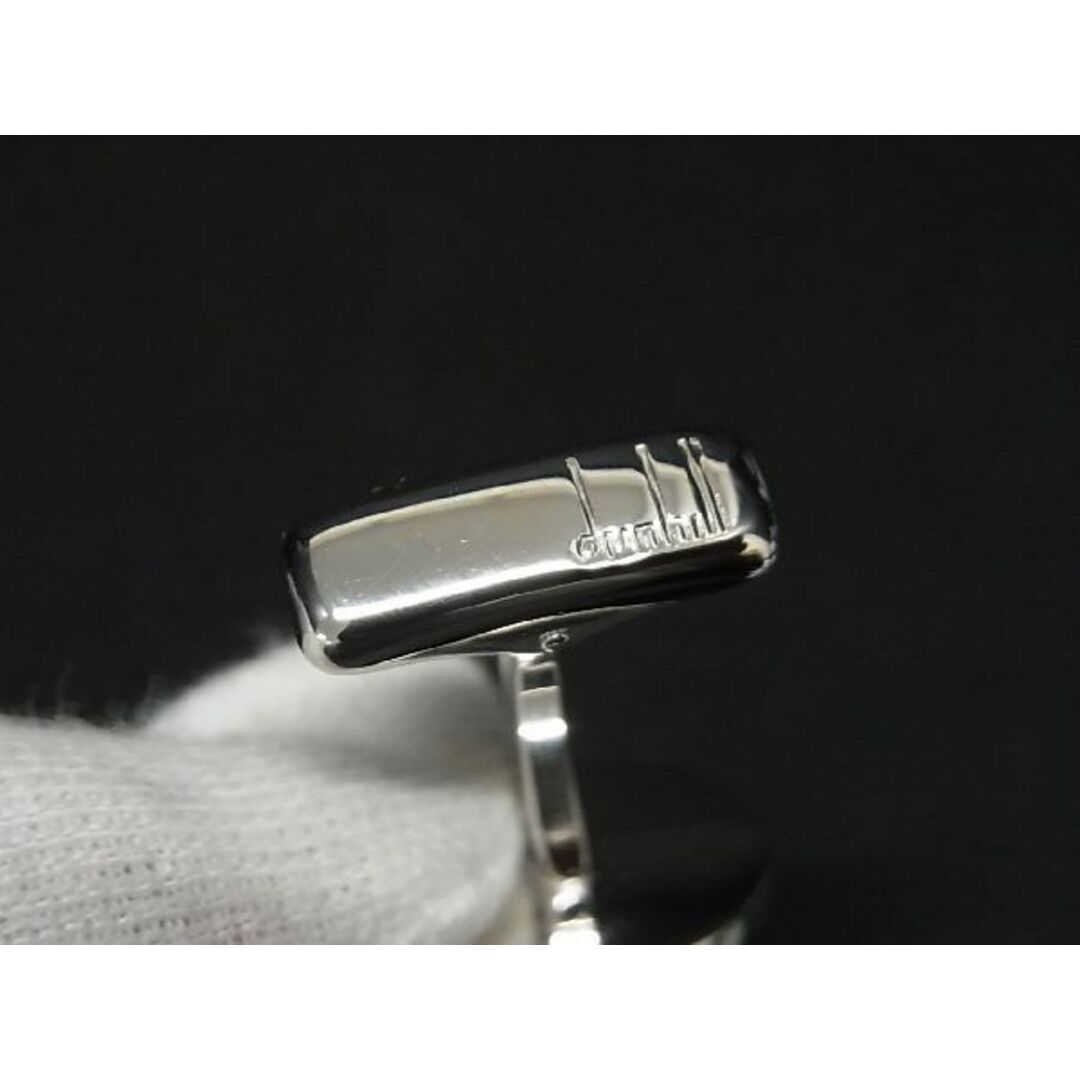 ■極美品■ dunhill ダンヒル SV925×サファイア カフスリンクス カフス ネクタイピン アクセサリー 2点セット シルバー系 AH6823NZ 6