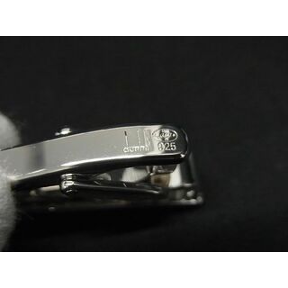 ■極美品■ dunhill ダンヒル SV925×サファイア カフスリンクス カフス ネクタイピン アクセサリー 2点セット シルバー系 AH6823NZ