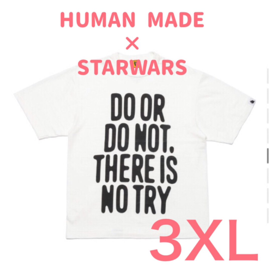 HUMAN MADE× STARWARS tee WHITE 3XL Tシャツ 超歓迎