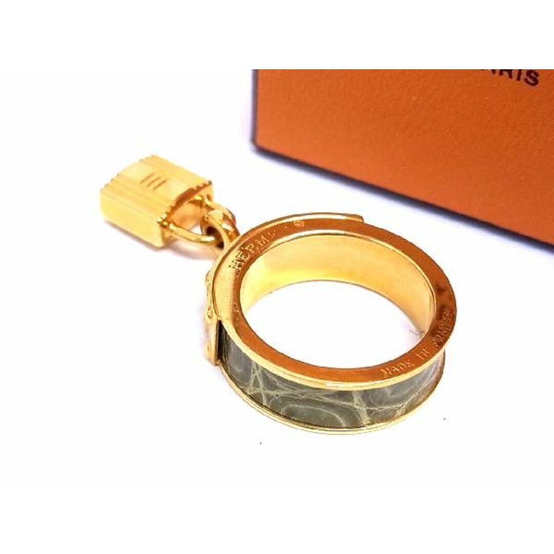 □極美品□ HERMES エルメス ケリー クロコダイル カデナモチーフ