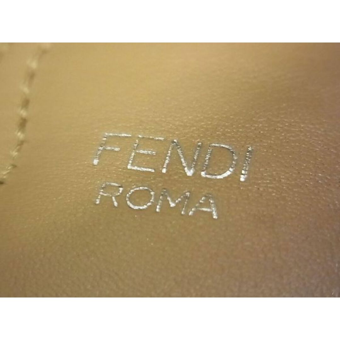 ■極美品■ FENDI フェンディ ストラップユー レザー スタッズ バッグ用 ショルダーストラップ ライトブルー系×マルチカラー AJ6289MZ