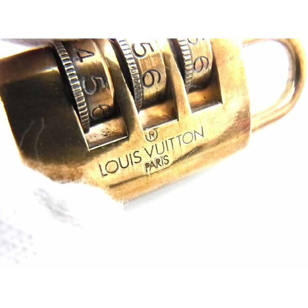 ■極美品■ LOUIS VUITTON ルイヴィトン カデナ 南京錠 パドロック ダイヤルロック式 チャーム ゴールド系 AD9988ｷZ