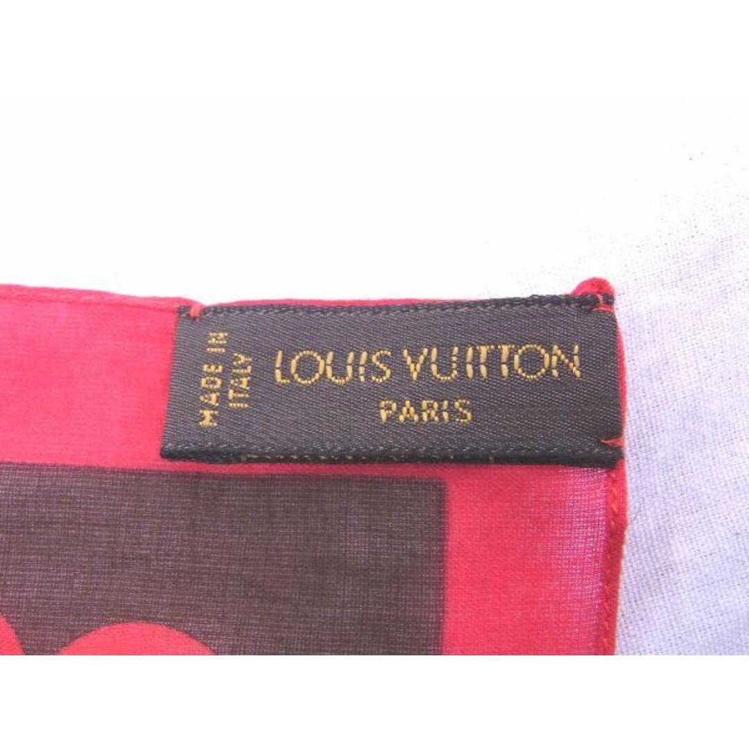 ■新品■未使用■ LOUIS VUITTON ルイヴィトン モノグラムチェリー 村上隆 コットン100% ハンカチーフ ハンカチ ブラウン系 AE5700アZ 5