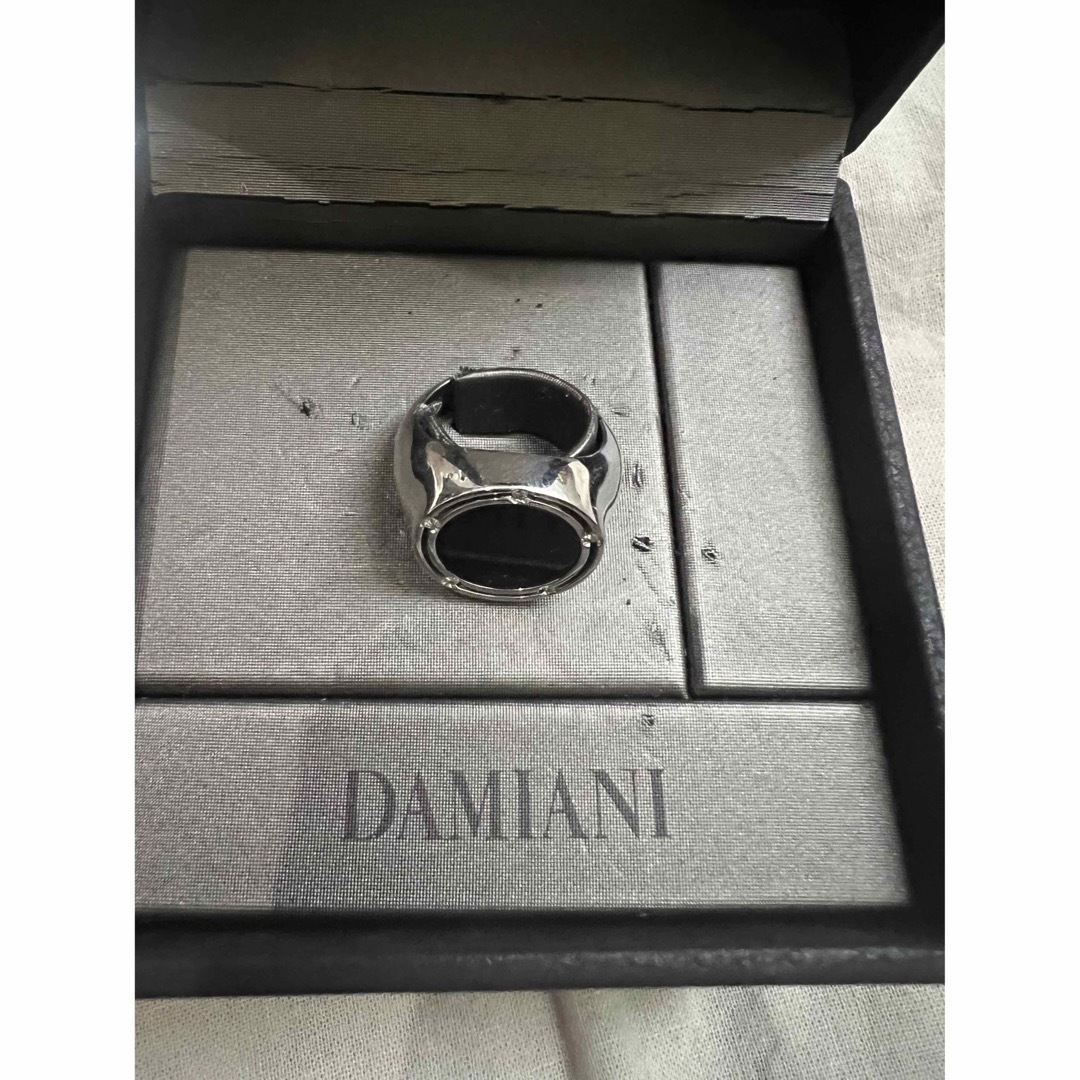 ダミアーニ DAMIANI オニキス Dサイドリング　ブラピ　ブラッドピット