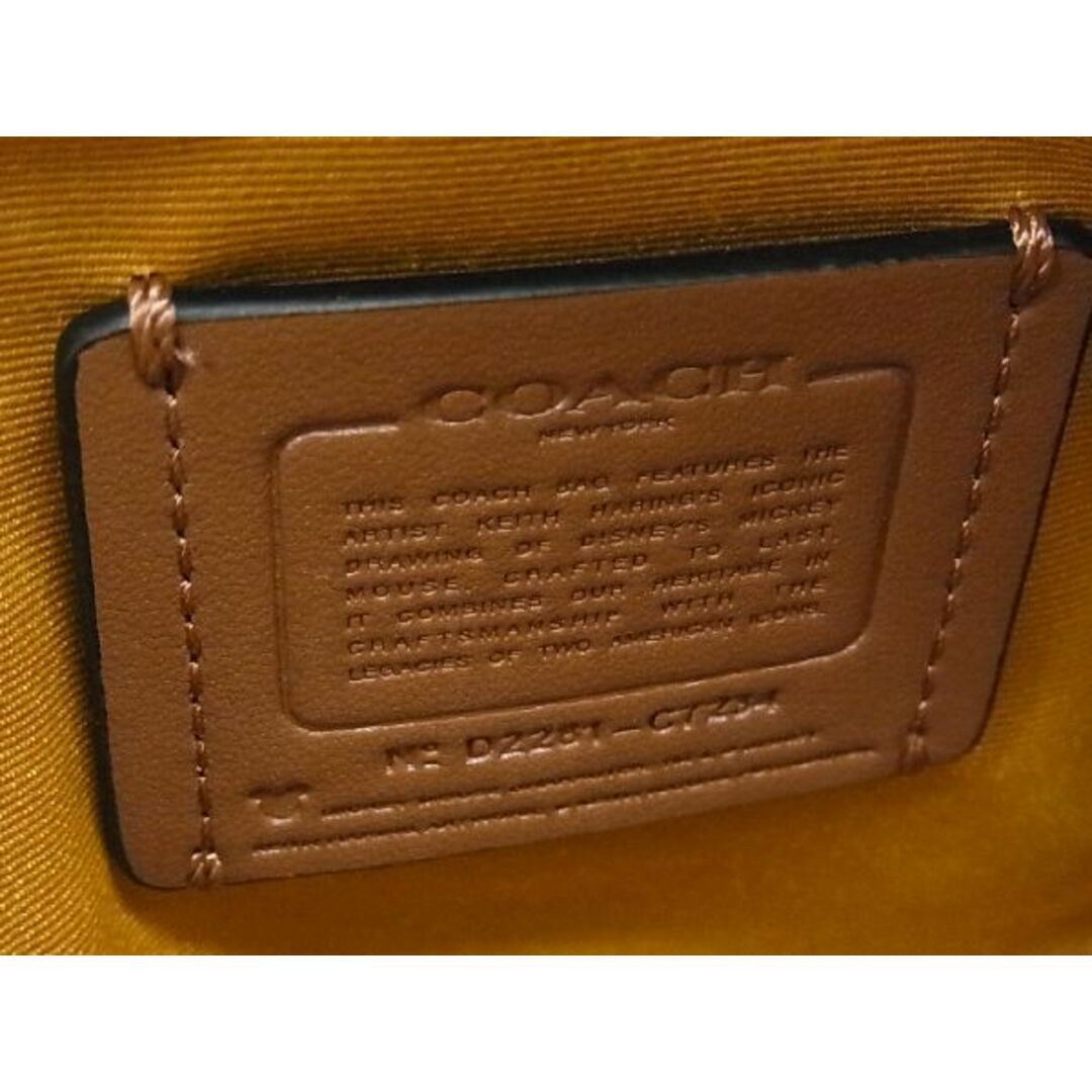 ■新品■未使用■ COACH コーチ C7234 ディズニー×キースヘリングコラボ レザー 2WAY ショルダー ハンドバッグ 斜め掛け 手持ち BB6001ｷG 8