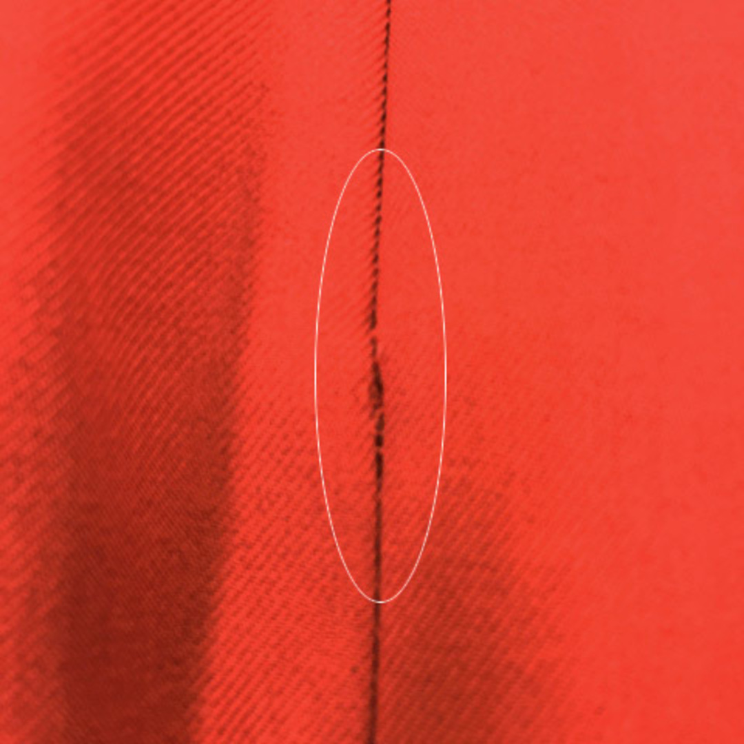 Apuweiser-riche(アプワイザーリッシェ)のアプワイザーリッシェ スカート フレア 台形 膝丈 ラップ風 無地 1 赤 レディースのスカート(ひざ丈スカート)の商品写真