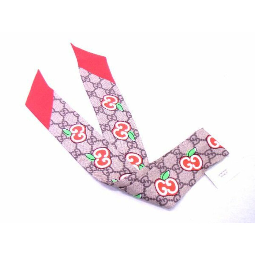 Gucci - □新品□未使用□ GUCCI グッチ GG柄 シルク100% アップル