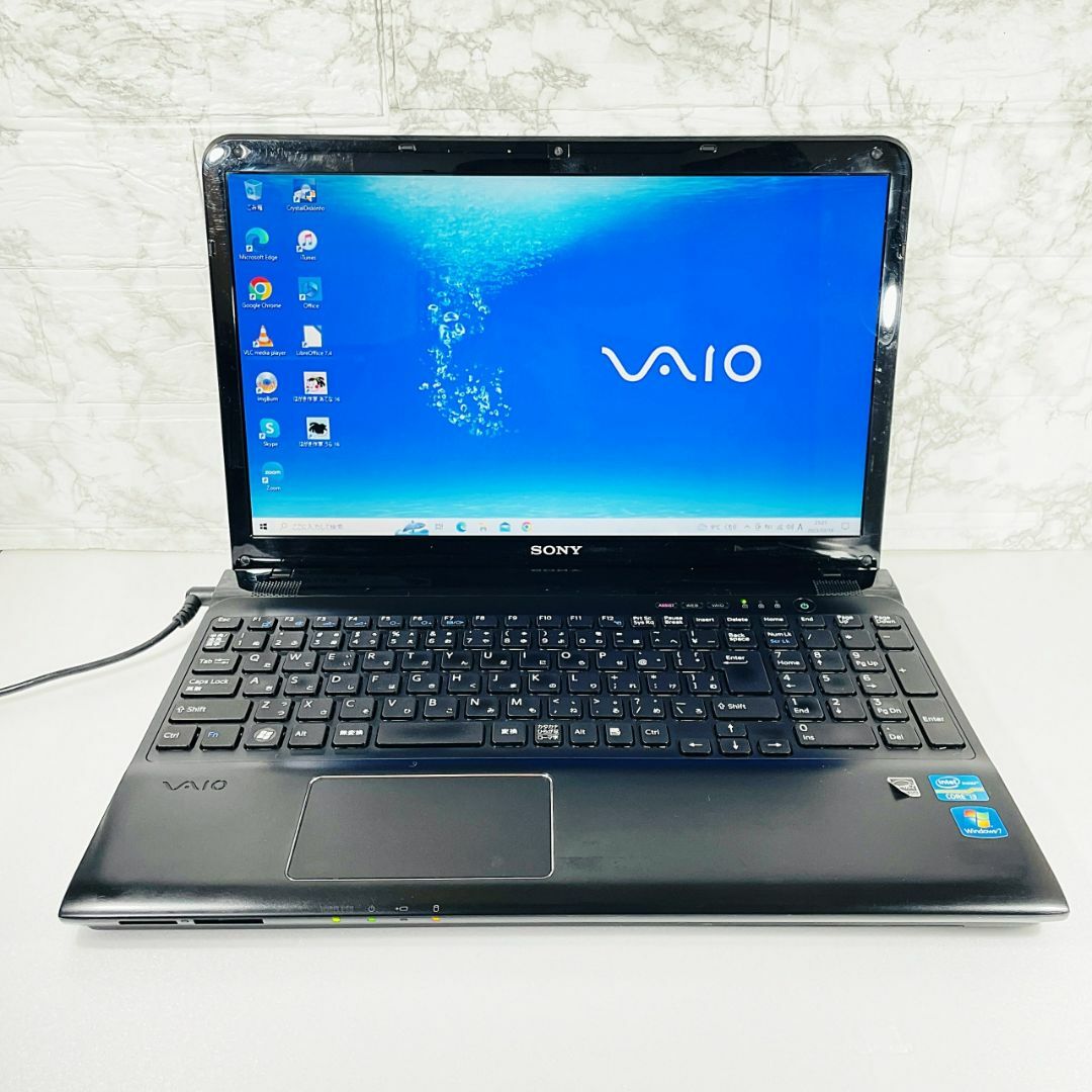 大特価VAIO✨設定済み ノートパソコン オフィス付き カメラ✨初心者向き i3