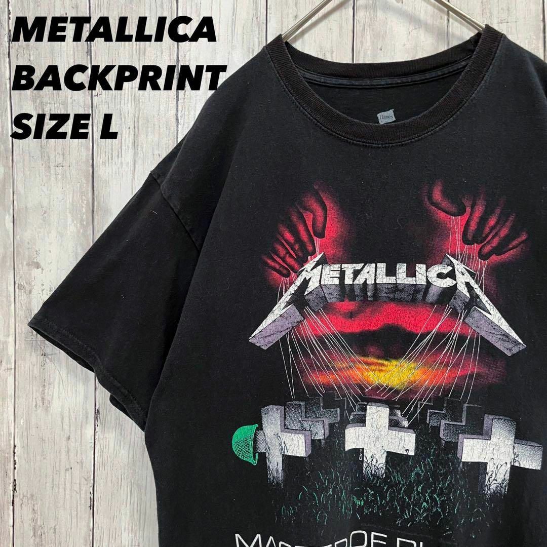 MUSIC TEE(ミュージックティー)のロックバンドTシャツ古着METALLICAメタリカ　オーバーサイズバックプリント メンズのトップス(Tシャツ/カットソー(半袖/袖なし))の商品写真