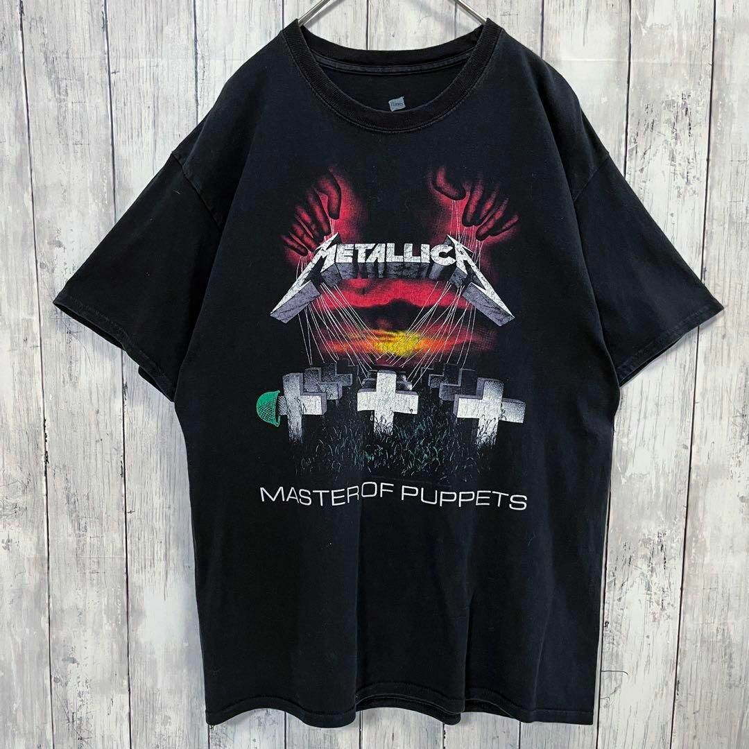 MUSIC TEE(ミュージックティー)のロックバンドTシャツ古着METALLICAメタリカ　オーバーサイズバックプリント メンズのトップス(Tシャツ/カットソー(半袖/袖なし))の商品写真