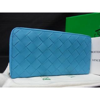 ボッテガ(Bottega Veneta) 財布(レディース)(ブルー・ネイビー/青色系