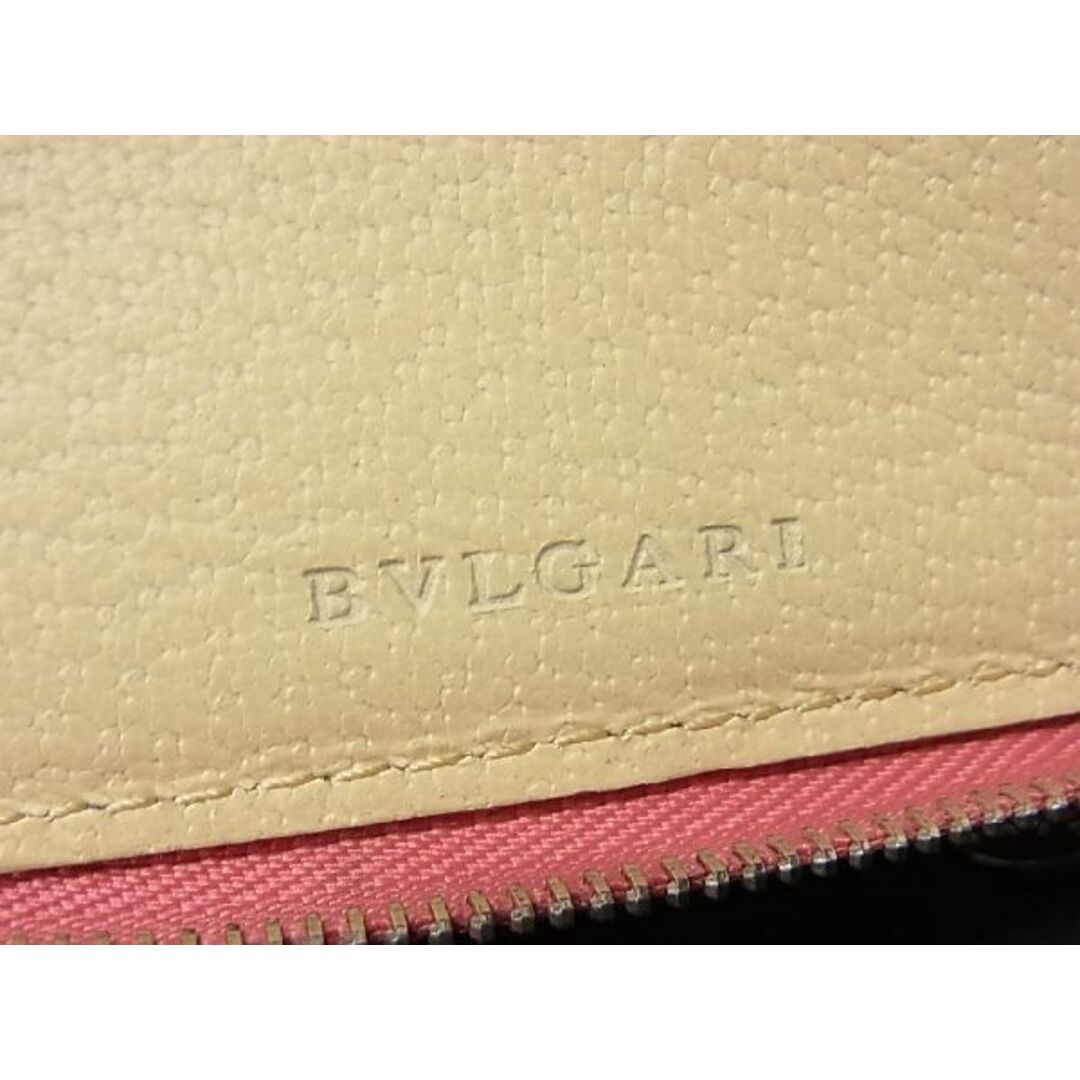 BVLGARI(ブルガリ)の■極美品■ BVLGARI ブルガリ ロゴマニア キャンバス ラウンドファスナー 財布 ウォレット レディース ピンク系 AK5745  メンズのファッション小物(長財布)の商品写真