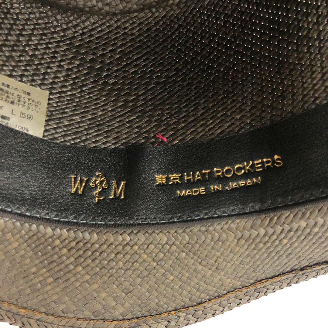 美中古 □WACKO MARIA パナマハット 黒ドット□ワコマリア|帽子 美中古 □WACKO MARIA パナマハット 黒ドット□ワコマリア|帽子