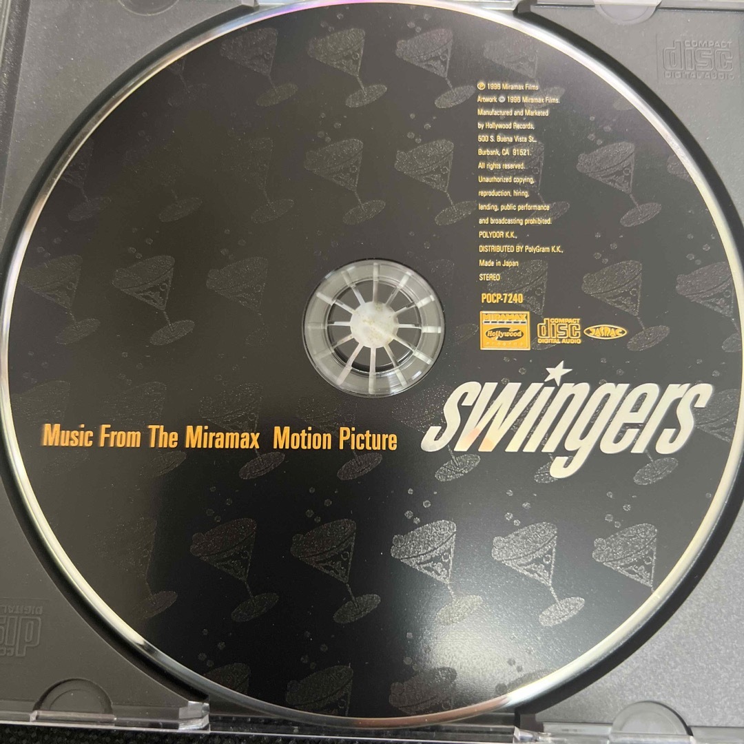 【中古】Swingers/スウィンガーズ-日本盤サウンドトラック CD エンタメ/ホビーのCD(映画音楽)の商品写真