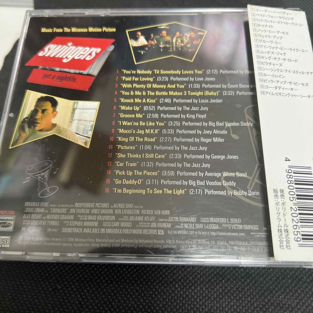 【中古】Swingers/スウィンガーズ-日本盤サウンドトラック CD エンタメ/ホビーのCD(映画音楽)の商品写真