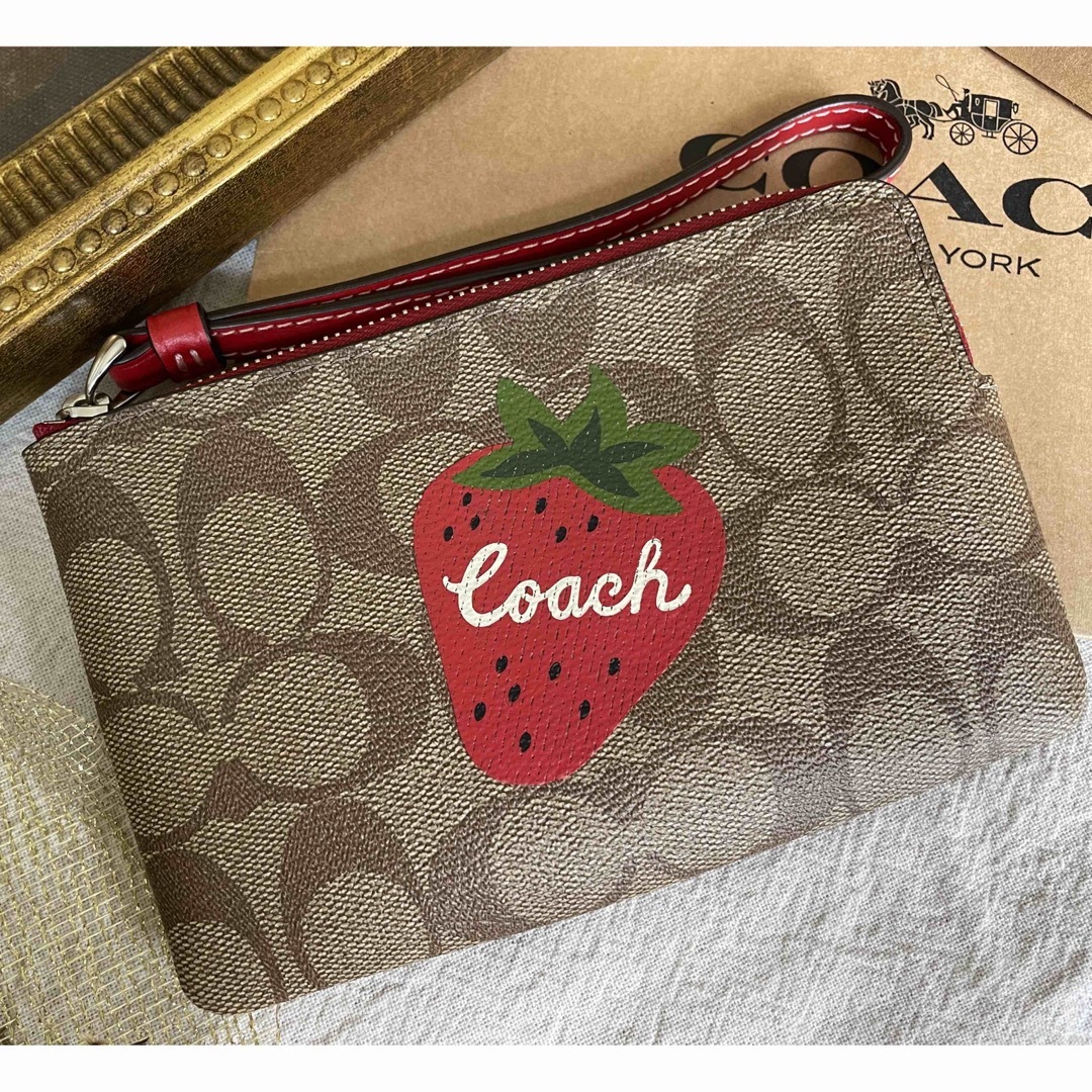 COACH - 完売品【COACH CH530】ポーチ リストレット L字ファスナー