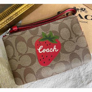 コーチ(COACH)の完売品【COACH CH530】ポーチ リストレット L字ファスナーポーチ(ポーチ)