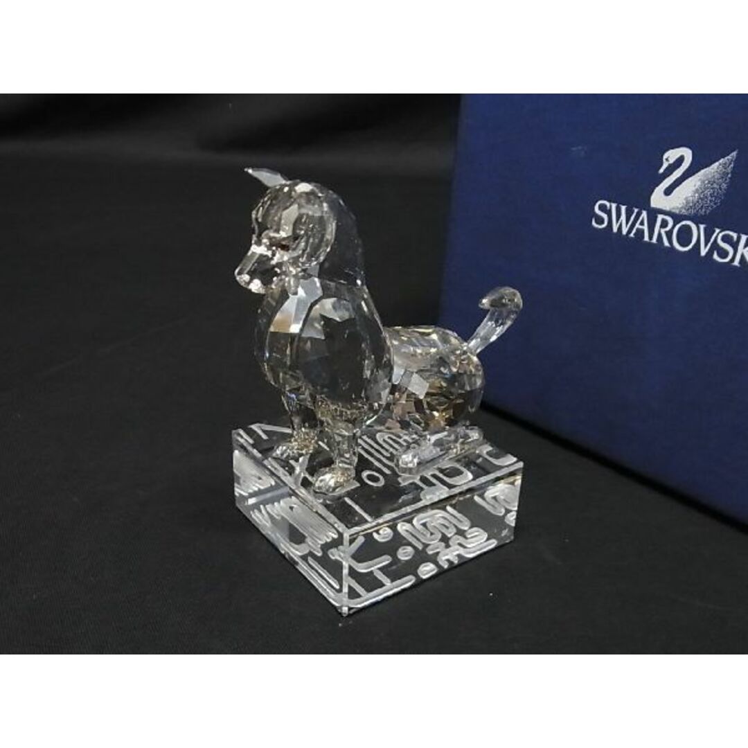 ■希少■新品■未使用■ SWAROVSKI スワロフスキー クリスタル 干支 戌 犬 オブジェ 置物 インテリア クリア AH2246ｱZ