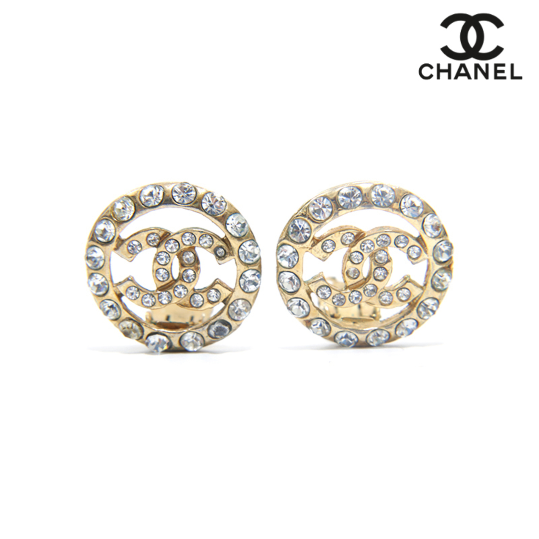 CHANEL - シャネル CHANEL ココマーク ラインストーン ラウンド