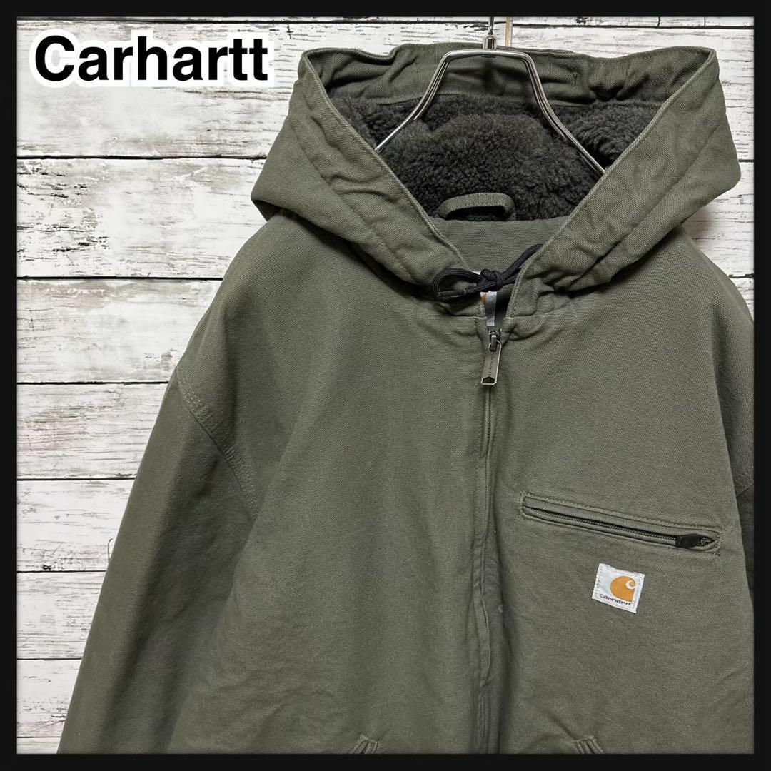 carhartt - 【人気Lサイズ】カーハート☆ロゴタグ 裏地ボア ダック地 ...